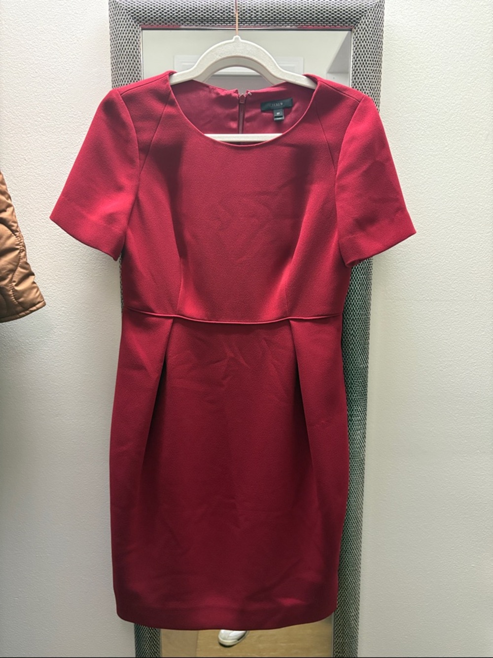 J. Crew Red Professional Dress
